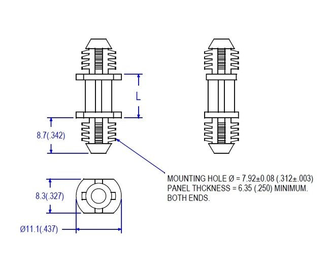 Blind Hole Circuit Board Support 82-M Series - Image 2