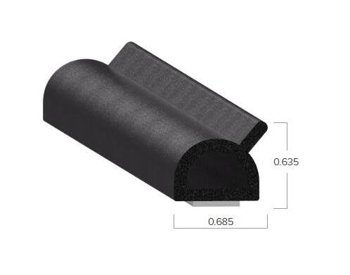 Uni-Grip 0.685x0.635 Bulb Seal - Image 2