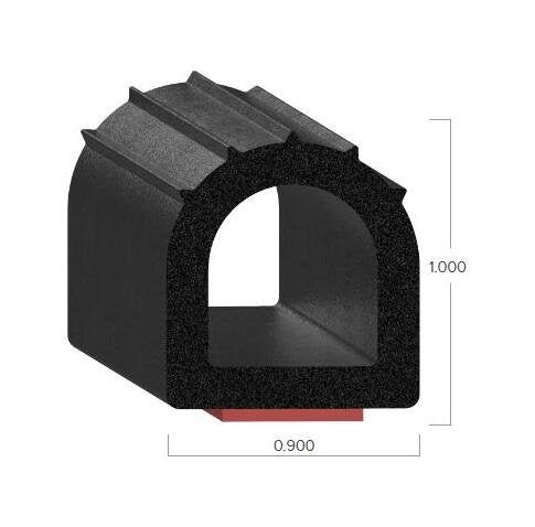 Uni-Grip 0.900x1.000 in Bulb Seal for Recreational Vehicles - Image 2