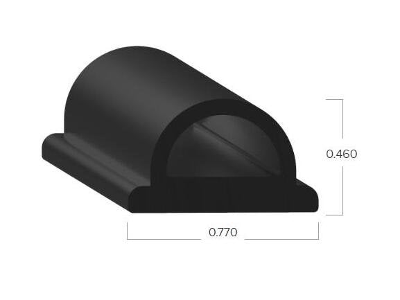 Uni-Grip Nitrile Bulb Seal - 0.770" x 0.460" - Image 2