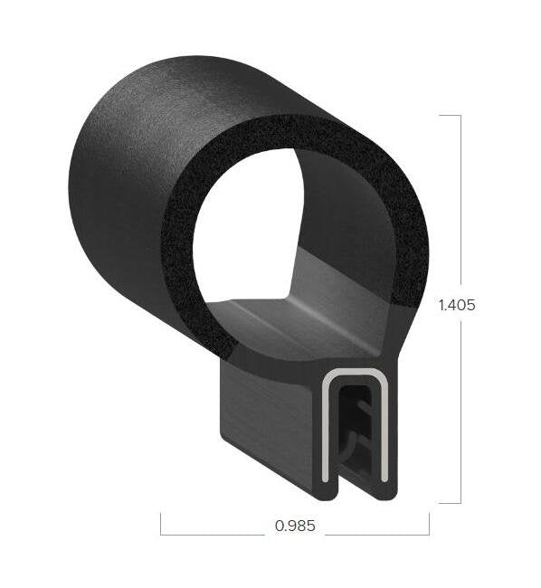 Uni-Grip 0.985x1.405 Bulb Seal - Image 2