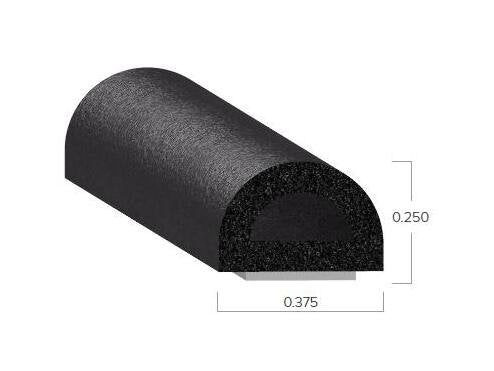 Uni-Grip 0.375x0.250 in Rubber Bulb Seal - Image 2