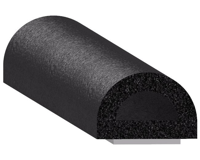 Uni-Grip 0.375x0.250 in Rubber Bulb Seal - Image 1
