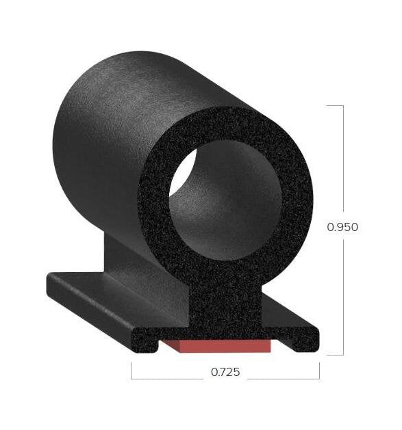 Uni-Grip 0.725x0.950 Rubber Bulb Seal - Image 2
