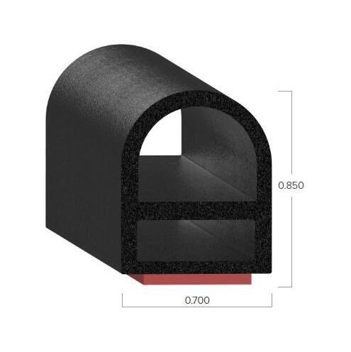Uni-Grip Sponge Rubber Bulb Seal - Image 2