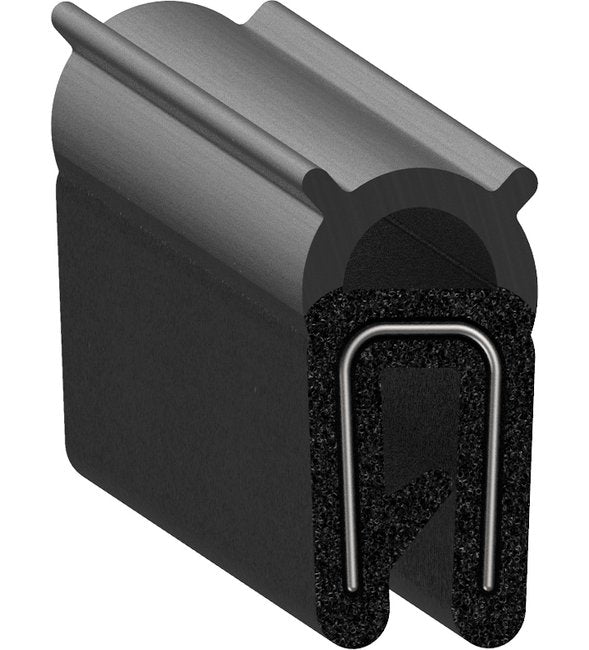 Uni-Grip 0.329x0.614 in Rubber Bulb Seal - Image 1