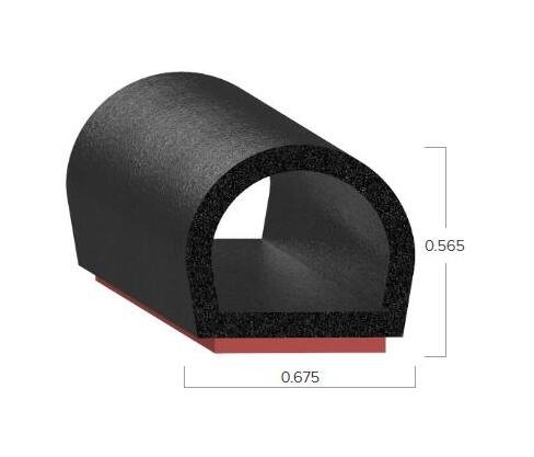 Uni-Grip 0.675x0.565 Rubber Bulb Seal - Image 2