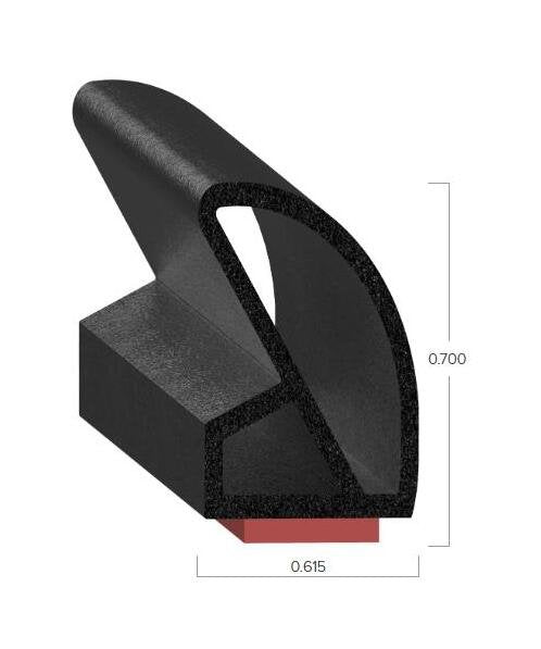 Uni-Grip 0.615x0.700 Rubber Bulb Seal - Image 2