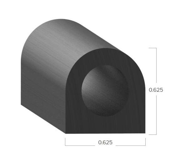 Uni-Grip 0.625 Inch Rubber Bulb Seal - Image 2