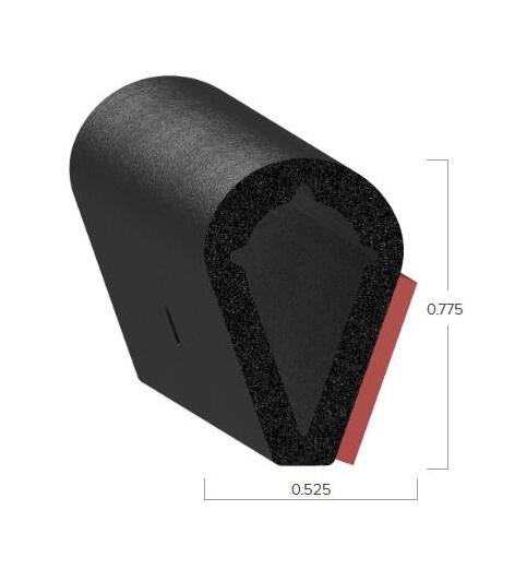 Uni-Grip 0.525x0.775 Bulb Seal - Image 2