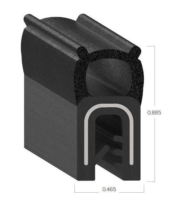 Uni-Grip 0.465x0.885 Inch Bulb Seal - Image 2