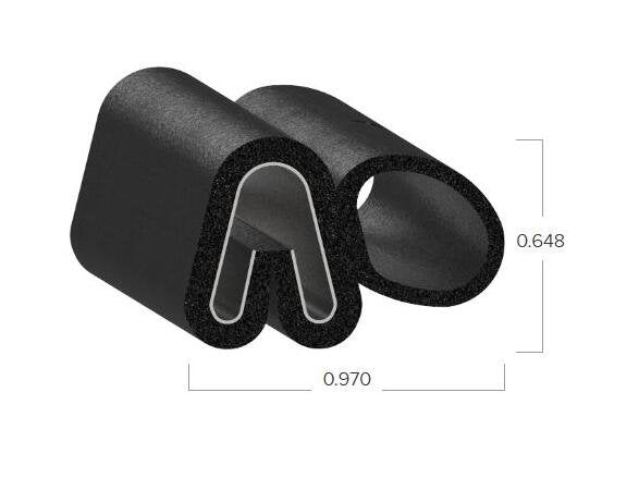 Uni-Grip 0.970x0.648 Rubber Bulb Seal - Image 2