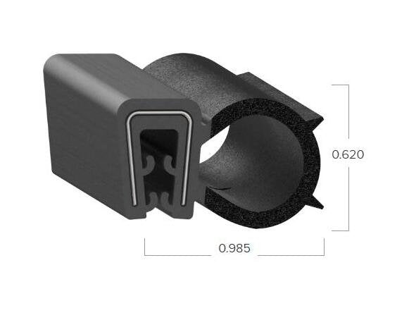 Uni-Grip 0.985" x 0.620" Bulb Seal - Image 2