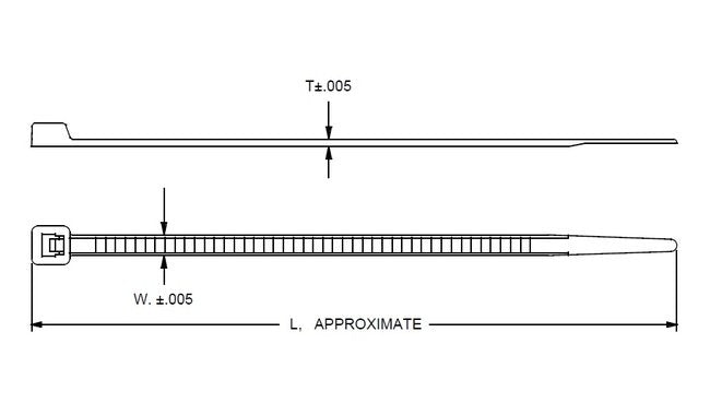 HS Series Heat Stabilized Nylon 66 Cable Ties Pack - Image 2