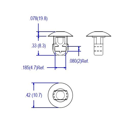 Reverse Mount Cable Tie Holder - 51 Series - Image 2