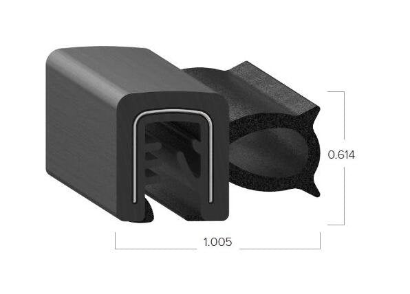 Uni-Grip 1.005" Width Bulb Seal - Image 2