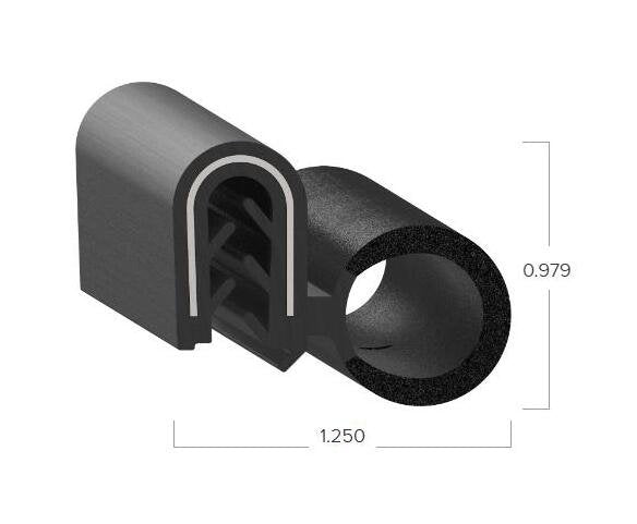 Uni-Grip 1.250 Inch Width Bulb Seal - Image 2