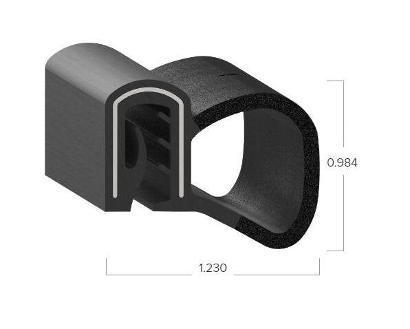 Uni-Grip 1.230 Inch x 0.984 Inch Rubber Bulb Seal - Image 2