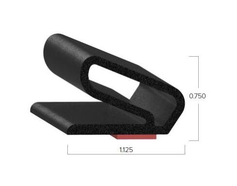 Uni-Grip 1.125 Inch Width Bulb Seal - Image 2