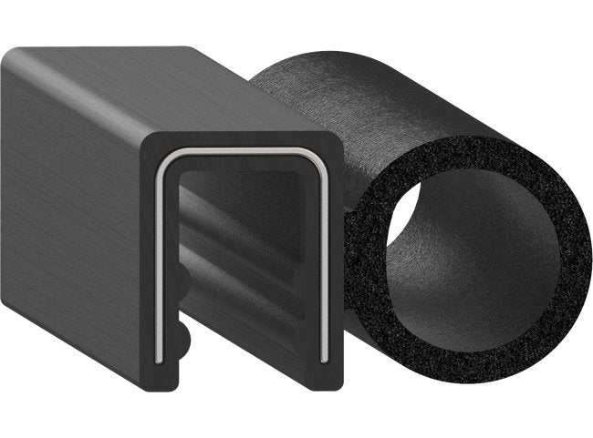 Uni-Grip 1.140x0.655 in Bulb Seal for Doors and Windows - Image 1
