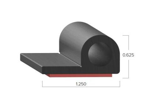 Uni-Grip 1.250" x 0.625" Bulb Seal - Image 2