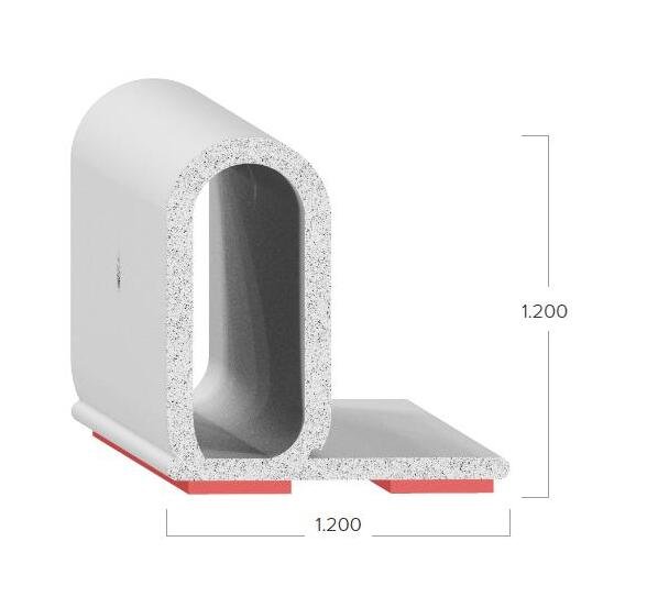 Uni-Grip 1.200 Inch Rubber Bulb Seal - Image 2