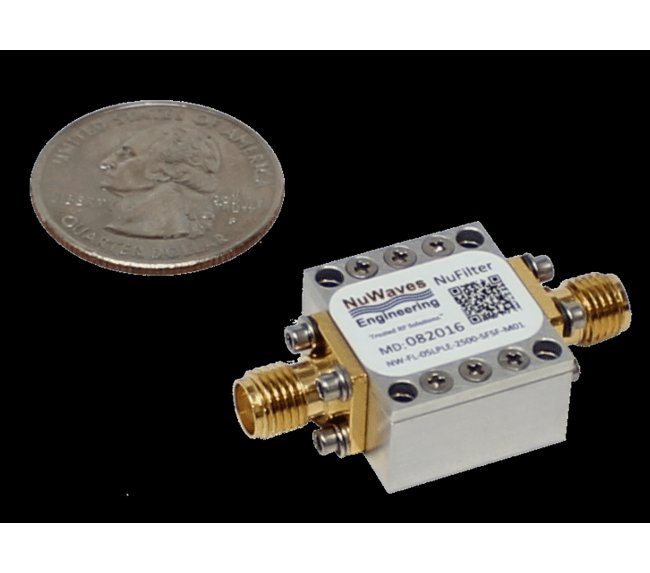 µFILTER™ SF-1575 Miniature High Performance RF Filter - Image 1