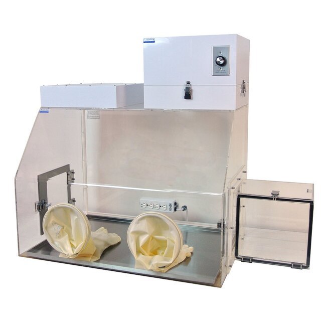 2300 Series 35" Static-Dissipative Acrylic Exhaust Filtered Glovebox - Image 1