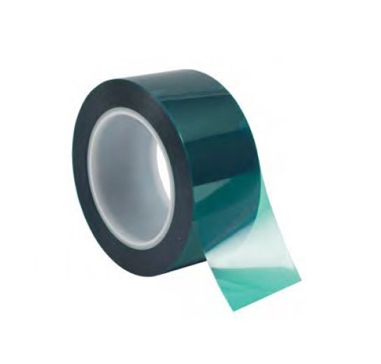 3M⢠Green Polyester Tape, High-Temperature Silicone Adhesive, Tear-Resistant - Image 1
