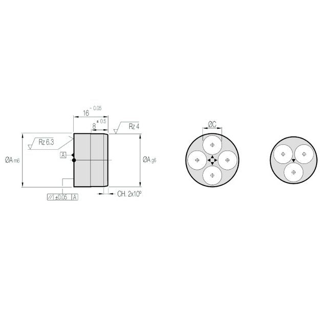 INOX 1.4034 3 & 4 Zone Block Bases - Image 3