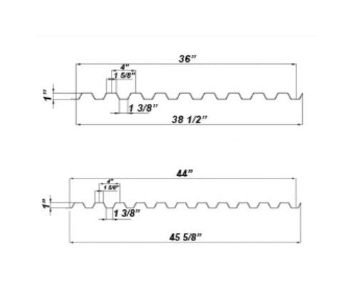 4-Inch Box Rib Corrugated Metal Sheets - Image 2