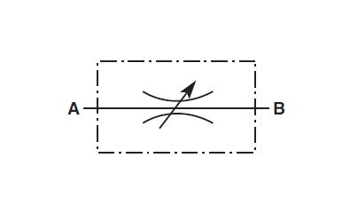 DV-16 BSPP Flow Control Valve with Zinc Plated Finish - Image 3