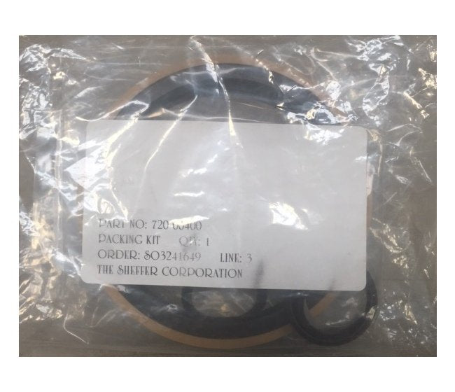 Sheffer C20 4" Bore Air Cylinder Rod & Piston Seal Kit - Image 1