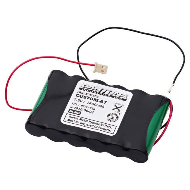 Dantona® NIMH Alarm Panel Battery - 1800 mA·h, 3.3in x 2in - Image 1