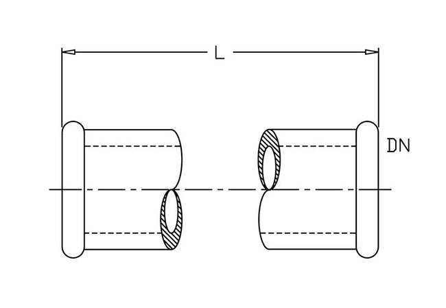Heavy Duty Beaded Pipe Connector - Image 1