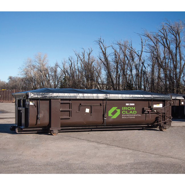 25 Cubic Yard Roll-Tarp Roll Off Boxes - Ironclad Environmental Solutions - Image 1