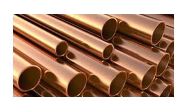 2.875" Red Brass Pipe, 72" Length, Alloy C230, Round Shape - Image 1