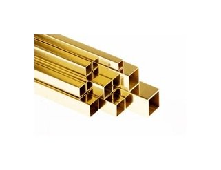 Custom Length Brass Square Tube - 2 x 2 in, Alloy C272, H58 Temper - Image 1
