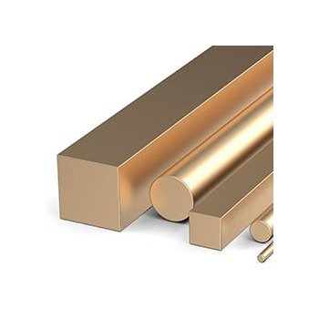 C954 Aluminum Bronze Round Bar, 4-1/2" Diameter x 12" Length - Image 1