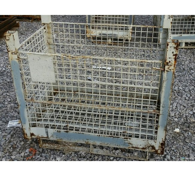 Heavy-Duty Rigid Wire Basket with Dual Drop Gates - Image 2