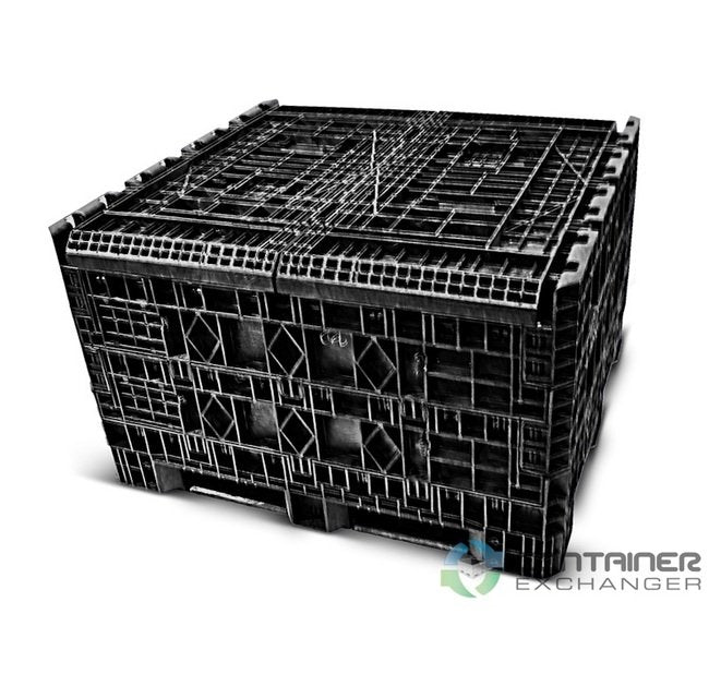 Container Exchanger 48x45x50 Plastic Collapsible Bulk Pallet Container - Image 1