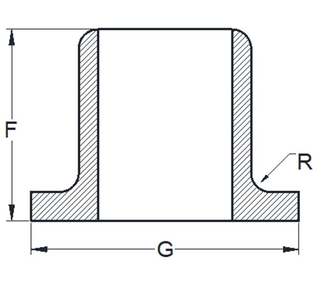 4-Inch Schedule 40S Buttweld Type A Stub End - Image 1