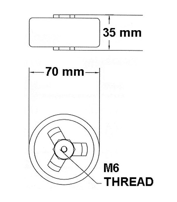 SPHT 70mm Ceramic Capacitors - 14 kV, 16A, NP0 Dielectric - Image 2