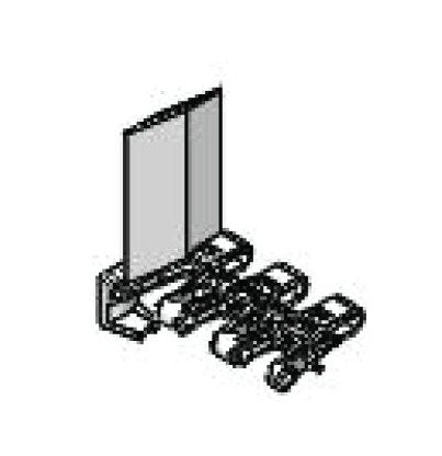 SpanTech 50mm Pitch MaxiSpan Left Hand 75mm Moving Side Guide Chain - Image 1