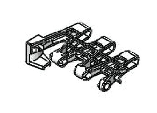 SpanTech Left Hand Acetal MaxiSpan Link Chain - 50mm Pitch Size - Image 1