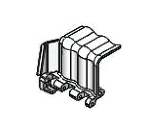 25mm Pitch Acetal Closed Top Link Chain with 50mm Scoop & Left Hand Guide - Image 1