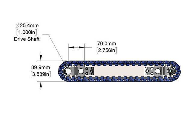SpanTech® 25mm Pitch MiniLink Chain - 60mm Width Range - Image 3