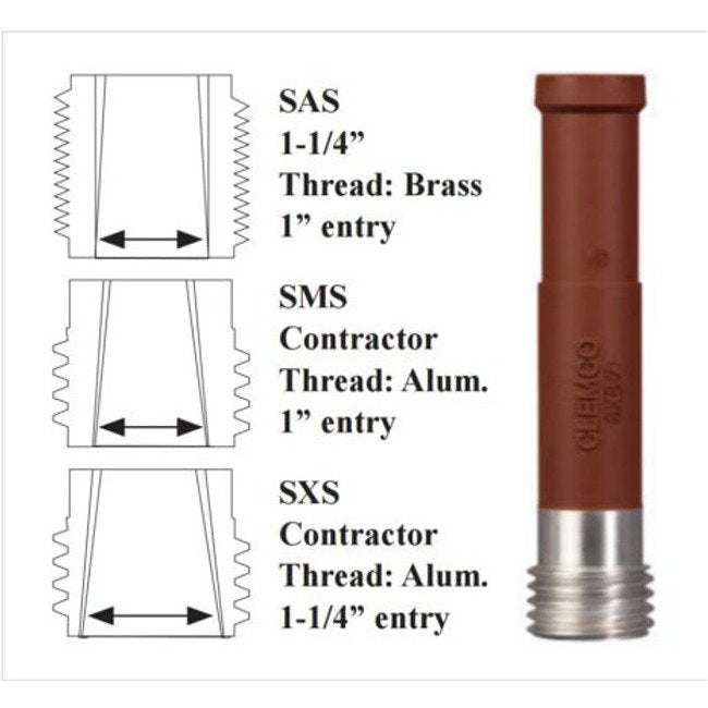 Clemco Clemlite Silicon Carbide Nozzle - 7-15/16 Inch Length - Image 1