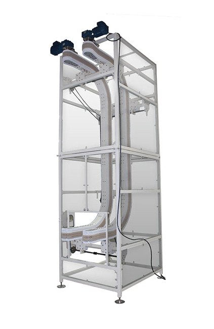 SpanTech® 10.85in Chain Width 30ft Offset Size Wedge Conveyor - Image 1