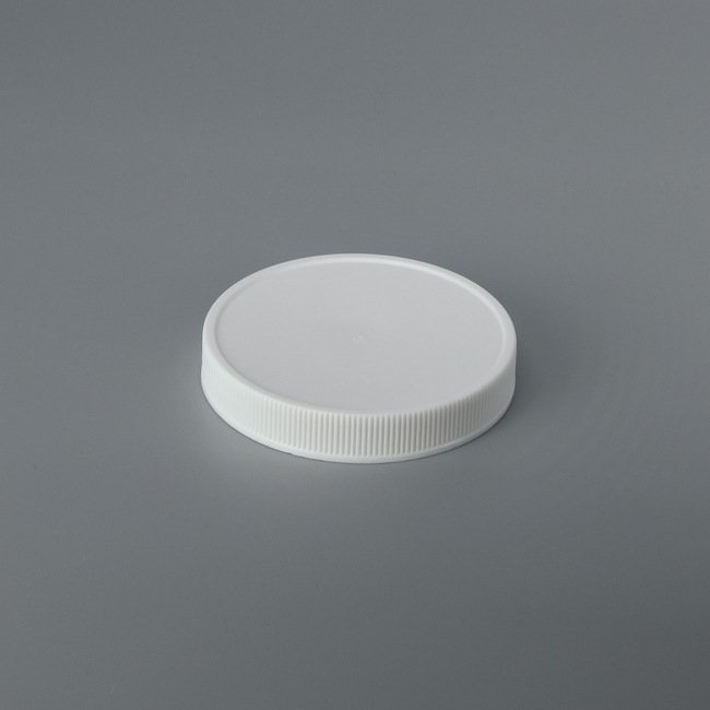70mm CT Plastic Stacking Ribbed Side Closure Cap - Image 1